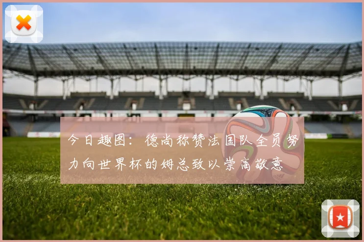 今日趣图：德尚称赞法国队全员努力向世界杯的姆总致以崇高敬意